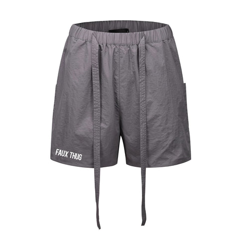 MENS TRAINING SHORTS SILVER (Pre Order | Ships in August)