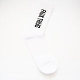 LOGO SOCK WHITE (full length)