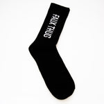 LOGO SOCK BLACK (full length)