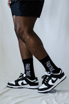 LOGO SOCK BLACK (full length)